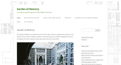 Desktop Screenshot of gardenofmemory.com
