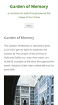 Mobile Screenshot of gardenofmemory.com